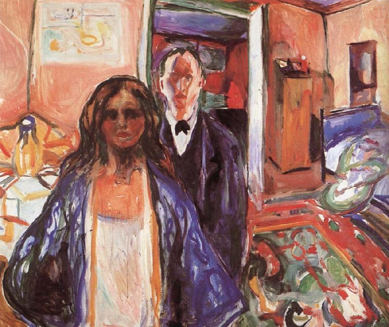 Edvard Munch Artist and his Model china oil painting image